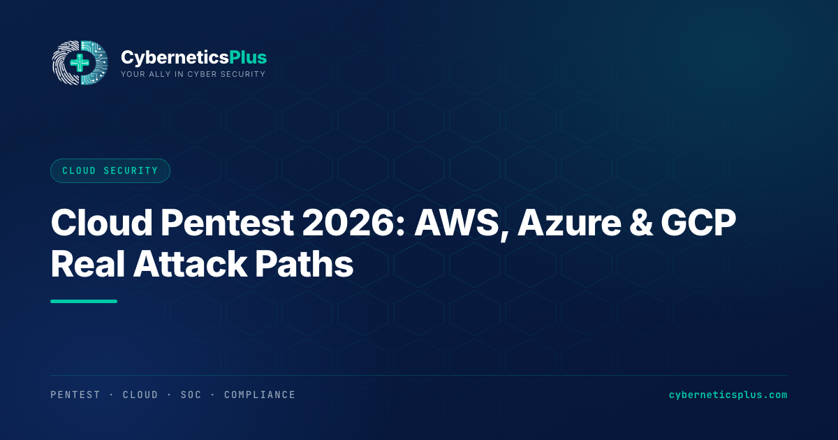 Cloud Pentest 2026: AWS, Azure & GCP Real Attack Paths